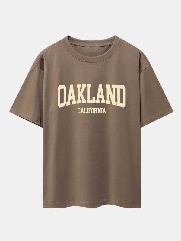 9dddd0538ac8c3e1a6279bf4adc554914182f35a5dc6f83ab7822df4f3e1eed0.jpg Vintage Oakland Print Heavy Weight Oversize T-Shirt