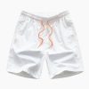 Palm Tree Print Button Up Shirt & Swim Short