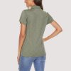 a751d81b612eebb9af68ead152f5f2817f8dd4ef7756d768ce0e170b92092e91.jpg Women's Polo T-Shirts 4-Button Moisture Wicking Athletic Tee Shirts