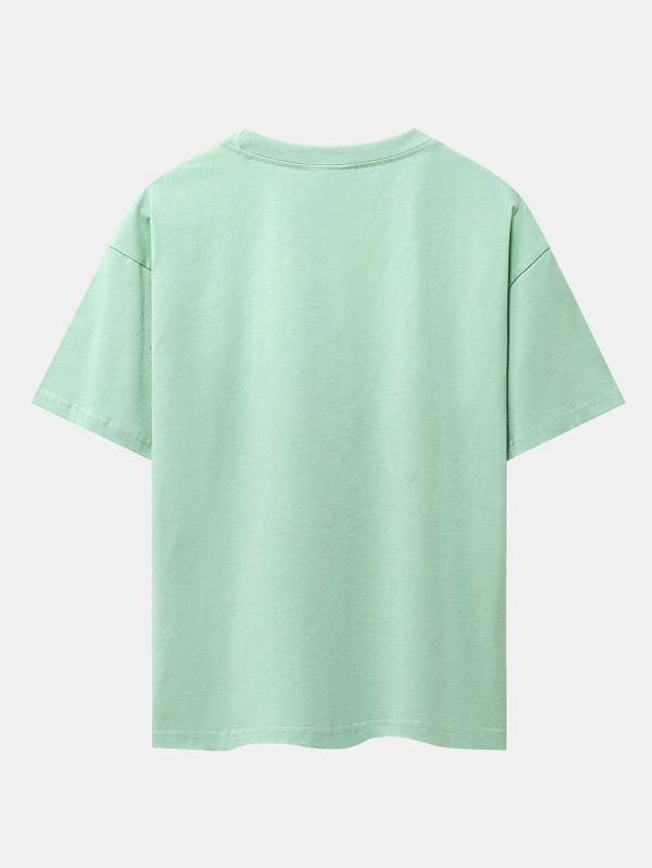 Los Angeles Skate Bear Print Heavy Weight Oversize T-Shirt