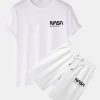 NASA Print T-Shirt & Shorts