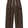 Los Angeles Print Heavy Weight Oversize T-Shirt & Loose Fit Corduroy Cargo Pants