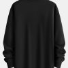 Selfie Bear Print Relax Fit Sweatshirt