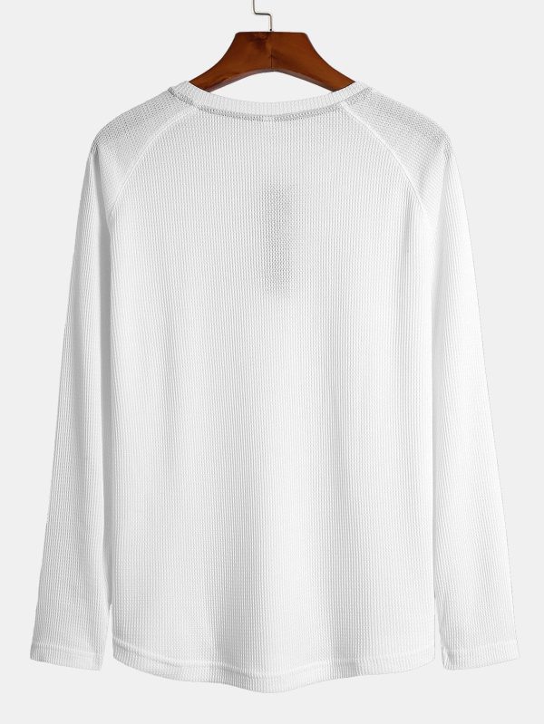 c10d3a1d3deac7ea9e38453270ab4998c44c5137986d825d7defc1c8f3175054.jpg Long Sleeve Arc Hem Waffle Henley Shirt