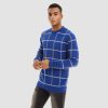 c4bd4f74c4315f3242b764edbd167cf3df53616af296f0a689e711fb140eedd5.jpg Men's Casual Knitted Sweaters Crewneck Pullover Cotton Sweatshirt Soft Lightweight Autumn