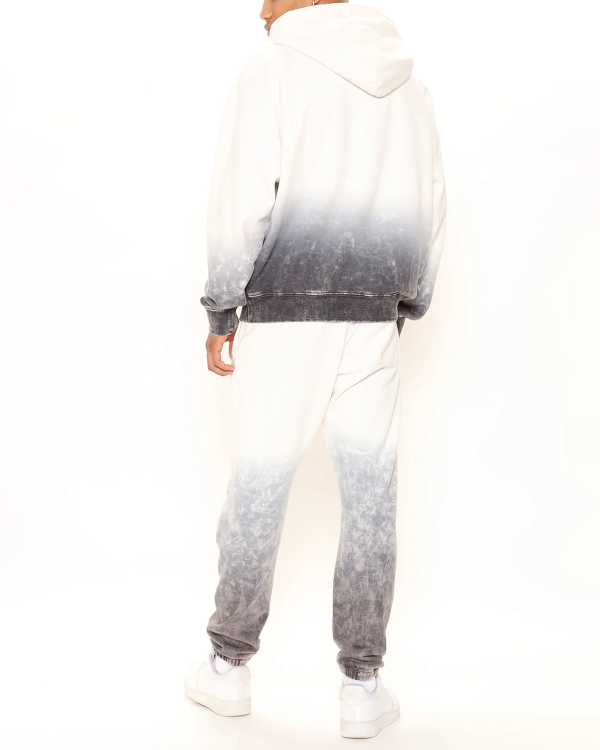 cee1ab8e220658677c04792cf7c55c10c9110e6e6b7fc1f71da60e8ba64ad347.png Men's Ombre Tie Dye Print Hoodie Set