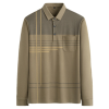 Men's Long Sleeve Pocket Long Sleeve POLO Shirt 002