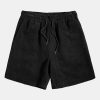Slogan Back Print Oversize T-Shirt & Corduroy Shorts