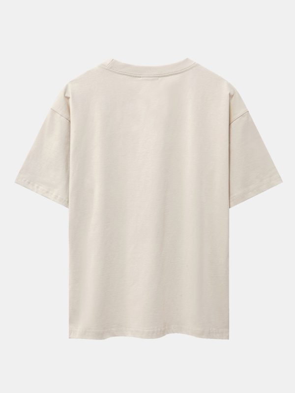 Create Adam Print Heavy Weight Oversize T-Shirt