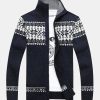 d5a23620f6e1ccbe9836f3ed6931b5a2f6f0f6317bb5c009bdfce2c0bc383983.jpg Christmas Geometric Print Zip Up Sweater