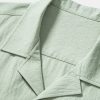 db965de47809c5f2f47da31b9120e63bfd187d68c63baaa8eb004ca6da0cec1c.jpg Textured Cotton Revere Shirt & 5" Shorts