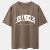 de69e7474d1331cfacbe4cee30530746756367006bd8f5ce31b3a319a0772dc9.jpg Los Angeles Letter Print Oversize T-Shirt