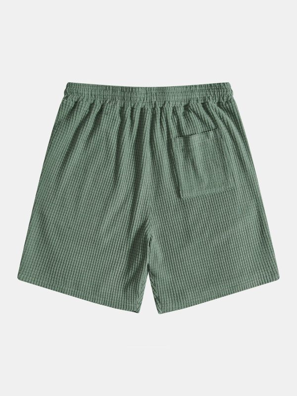 Waffle Polo Shirt & Waffle Shorts