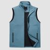 ed8d6ca031c33bde0599ab42cab5b3ce5a7980e099069542774e57716dee2d01.jpg Men's Lightweight Vest Windproof Sleeveless Jacket Outdoor Hiking Camping Fishing Photography Gilet with Zip Pockets