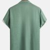 Tropical Floral Print Short Sleeve Casual Shirt