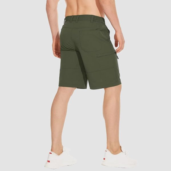 Men's Hiking Shorts 5 Pockets Water-Resistant Ripstop Quick Dry Outdoor Shorts