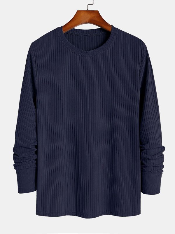 f26919e0f6ff113748eca4256b43894c20b480403d0084d3c44145e2d34ef1ac.jpg Muscle Fit Long Sleeved Ribbed T-Shirt