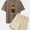 f49fc29d725d0817af4581b2abc7f760014ccc98bfc93b1872825db9fd0b6ea6.jpg Basketball Bear Print Drop Shoulder Oversize T-Shirt & Jersey Basketball Shorts