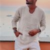 f4fe8b88db39f719ffb77d41cd20c4f304982198a4eb7ef135f80dbe89ae1b04.jpg Men's Linen Simple Long-sleeved Shirt