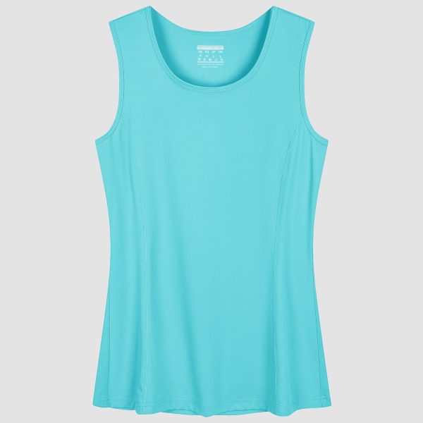 Women's Sleeveless Workout Shirts Dry Fit Running Wicking Tank Tops Active Gym