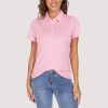 f6365548a721b7253006f129464033dda1d0318db5f4562a78cf2929da647b67.jpg Women's Polo T-Shirts 4-Button Moisture Wicking Athletic Tee Shirts