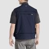 f77f063117f16fa36f46d3842daa78fbe9e2c01144d730d770da5dcc9430b585.jpg Men's Outerwear Vests Mesh Sleeveless Outdoor Work Vest with Multi Pockets Cargo Waistcoat Fishing