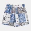 Paisley Print Button Up Shirt #Random Pattern Design# & Shorts