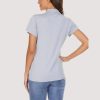 fcbf240982437ea6c62a3abebc403d9d84ded128cd520a774cd4eeff24bb911f.jpg Women's Polo T-Shirts 4-Button Moisture Wicking Athletic Tee Shirts