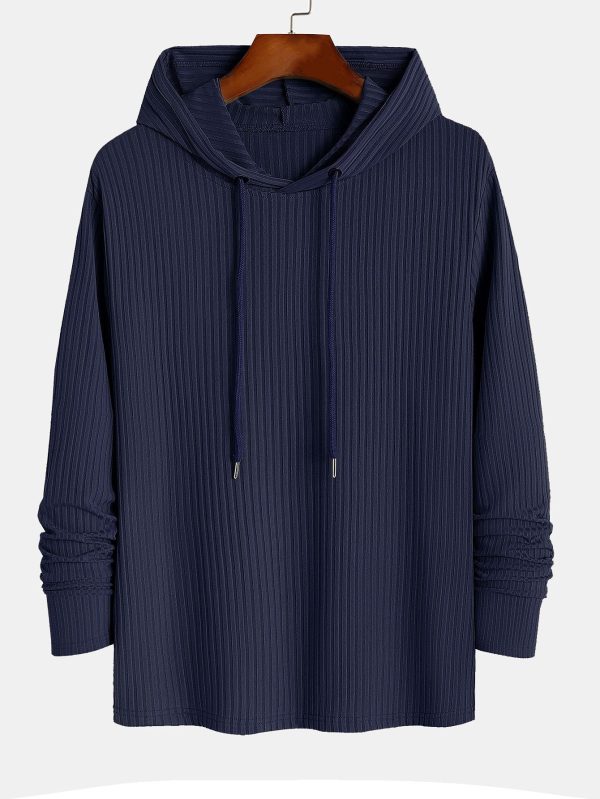 fd32c3f973d22fd8d4f3afe0e2d935c23bd64d7905ad1d2647b82c463dcd48e3.jpg Muscle Fit Long Sleeved Ribbed Hooded T-Shirt