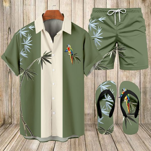 fe80735417eef681c9566f94fc4a0f9a8fc1ebdcda2b853161a0d9ec198a31dc.jpg Men's Hawaii Vacations Print Shirt Three-Piece Set 053